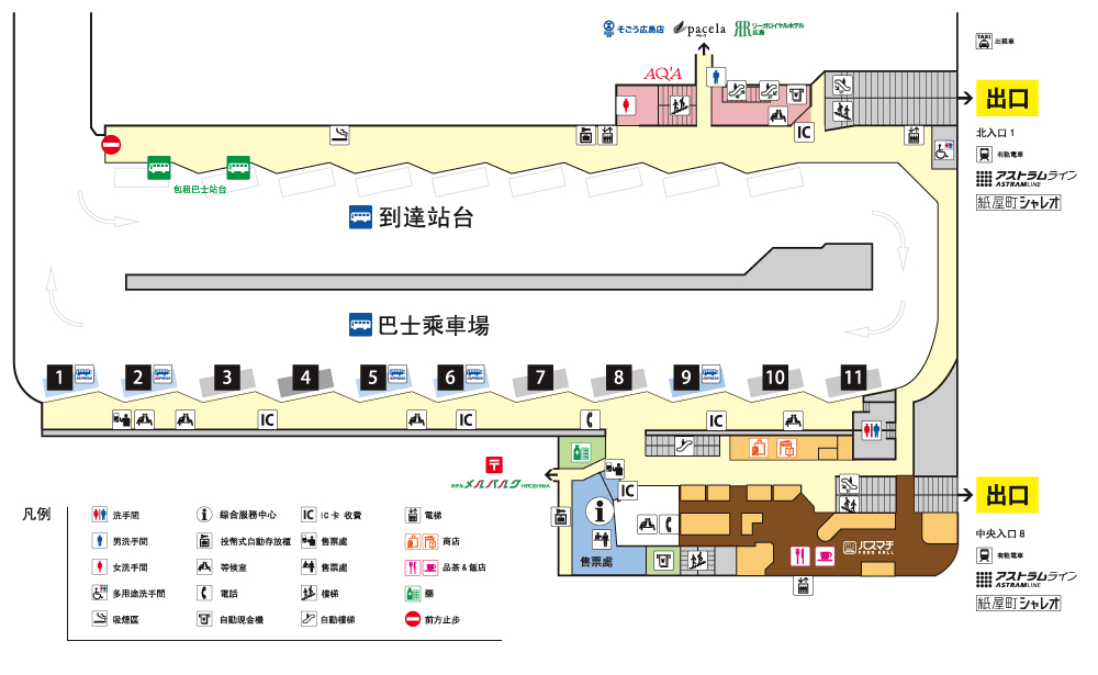 巴士换乘中心基本信息